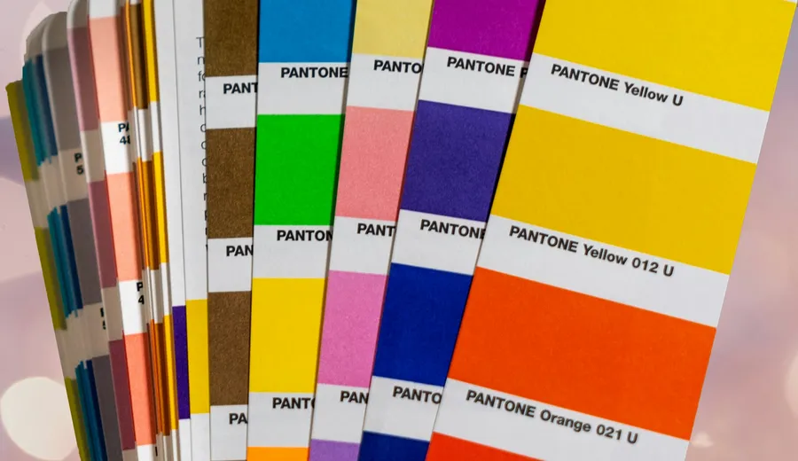 Paleta de cores Pantone